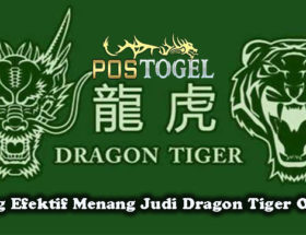 Peluang Efektif Menang Judi Dragon Tiger Online